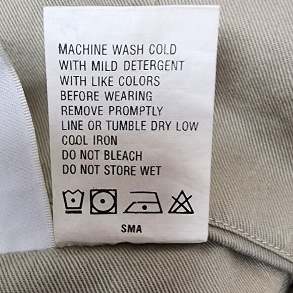 VTG 90's Columbia Reversible Plaid and Tan Button up Vest Women's Size Medium - Picture 9 of 9